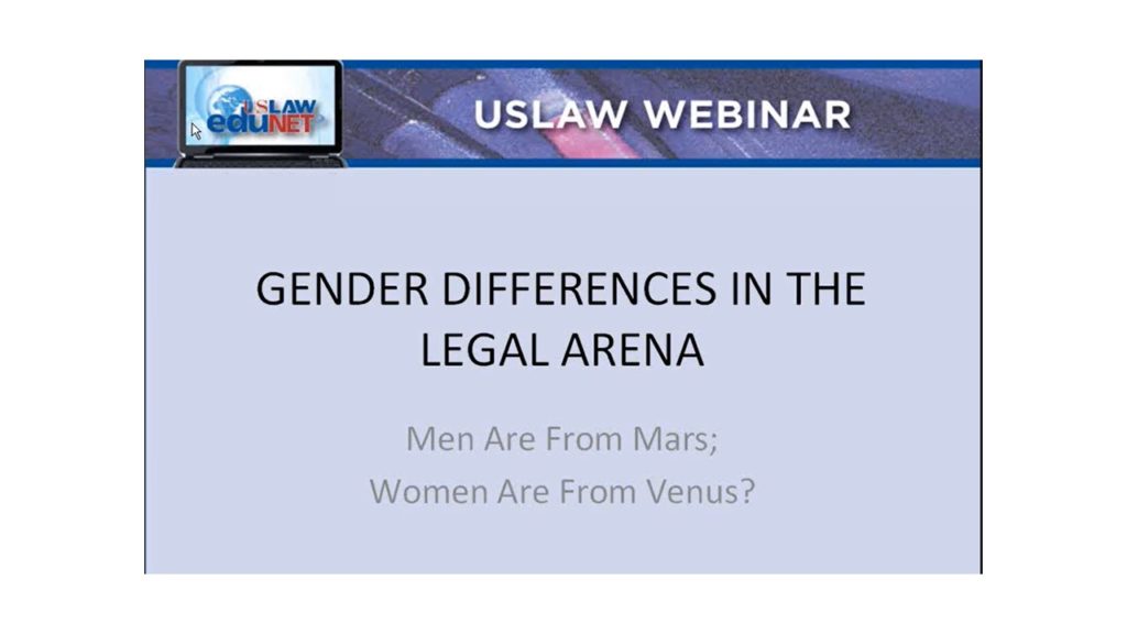 Men Are From Mars, Women Are From Venus – Language Differences in the Legal Arena