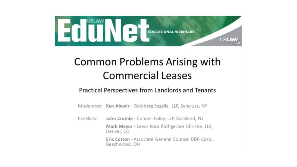 Common Problems Arising with Commercial Leases and How to Deal with Them