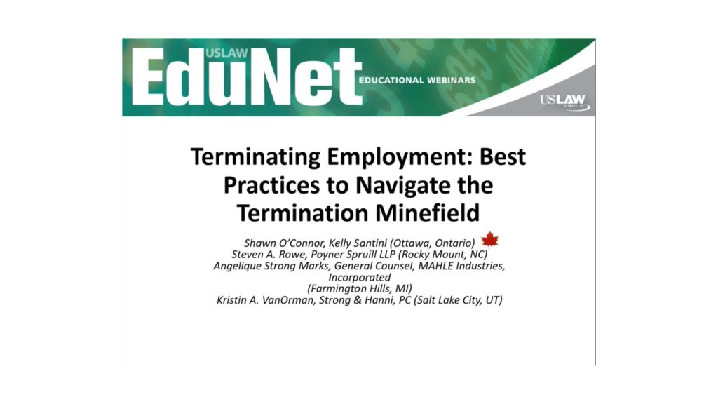 Terminating Employment: Best Practices to Navigate the Termination Minefield