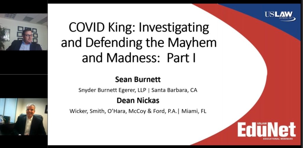 COVID King: Investigating and Defending the Liability Mayhem and Madness (Part 1)