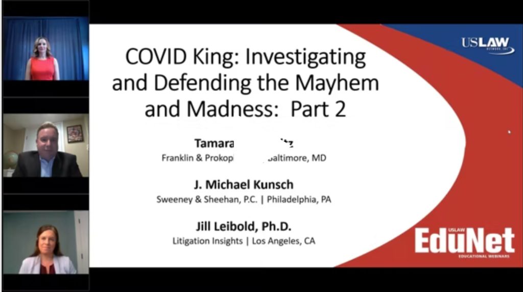 COVID King: Investigating and Defending the Liability Mayhem and Madness (Part 2)