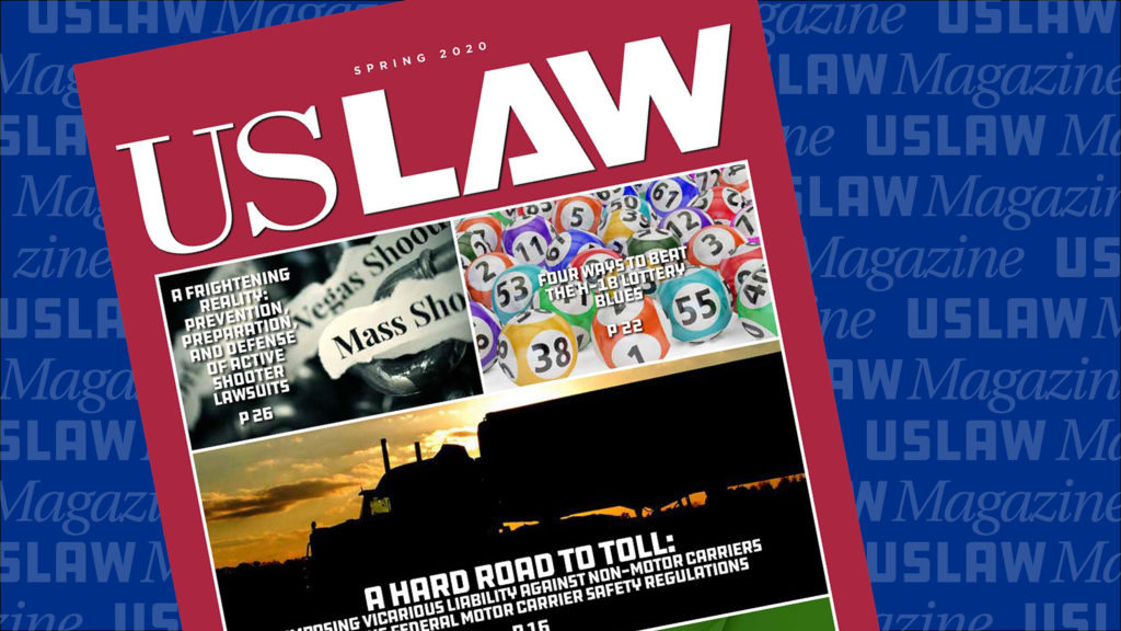 Spring 2020 issue of USLAW Magazine available for download