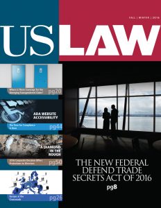 2016 Fall issue of USLAW Magazine is available for download