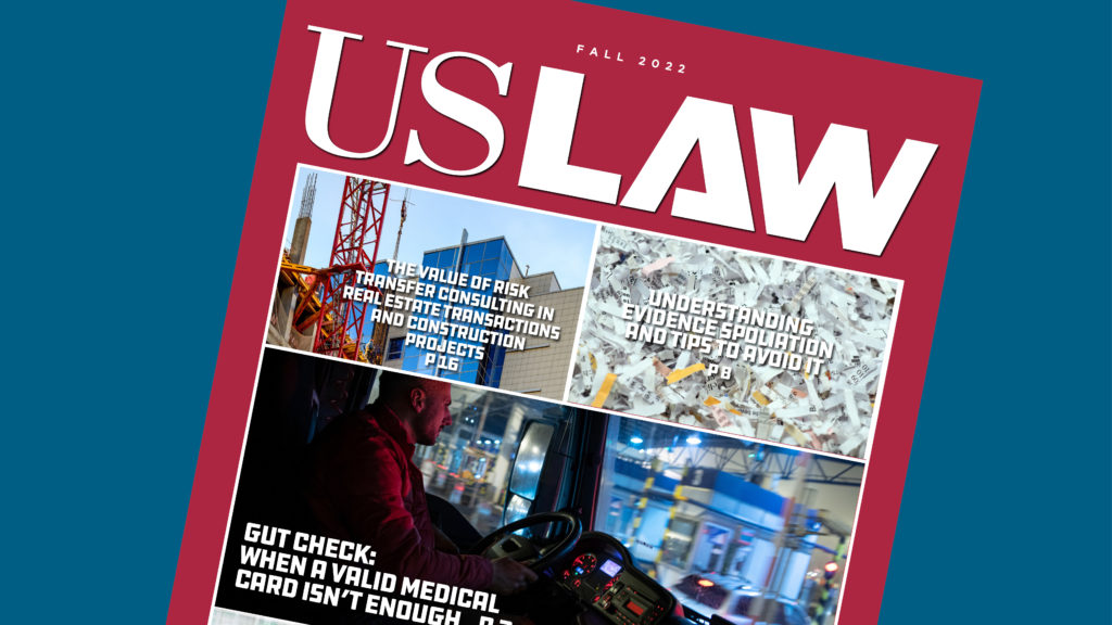 Fall 2022 issue of USLAW Magazine available now