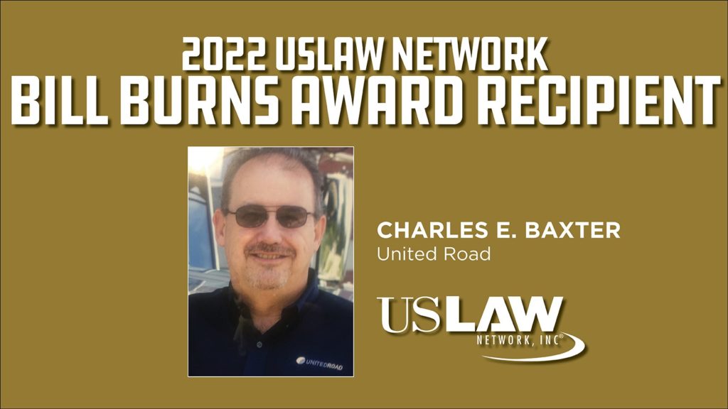 Charles Baxter named USLAW NETWORK Bill Burns Award recipient