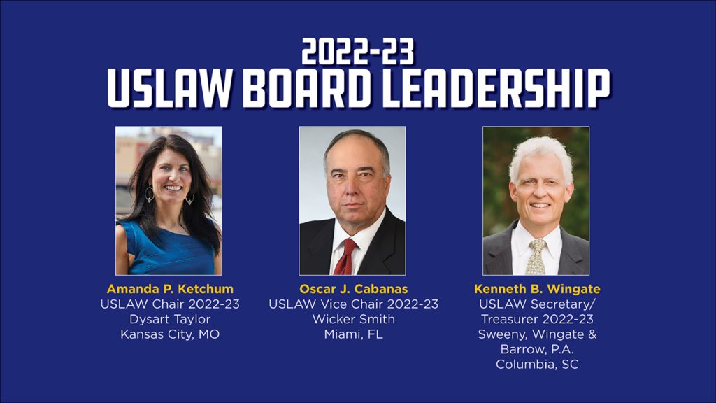 2022-2023 USLAW NETWORK Board of Directors announced