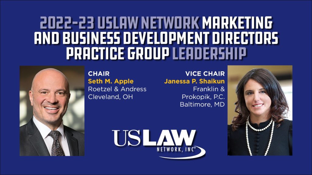 USLAW announces leadership for Marketing and Business Development Directors Group
