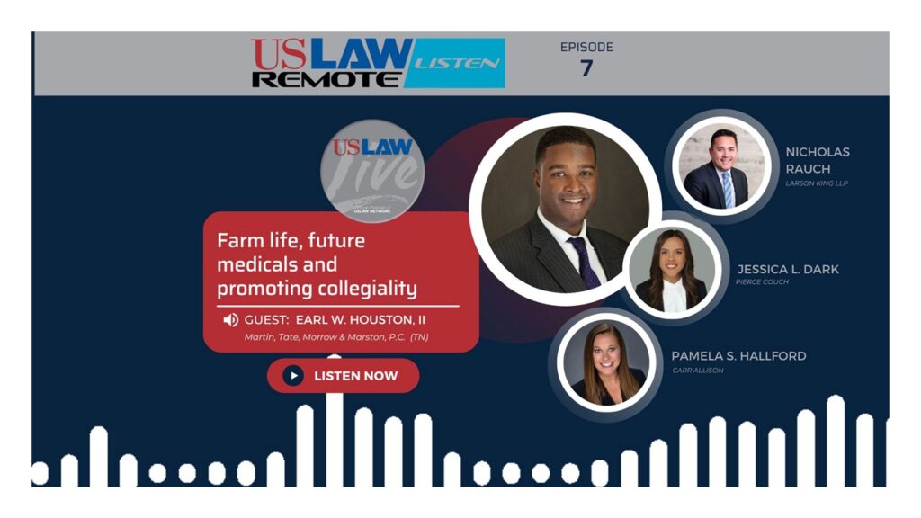USLAW Live Episode 7 | Farm life, future medicals and promoting collegiality with Earl W. Houston, II