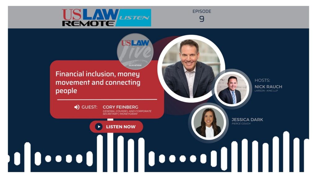 USLAW Live Episode 9 | Financial inclusion, money movement and connecting people with Cory Feinberg