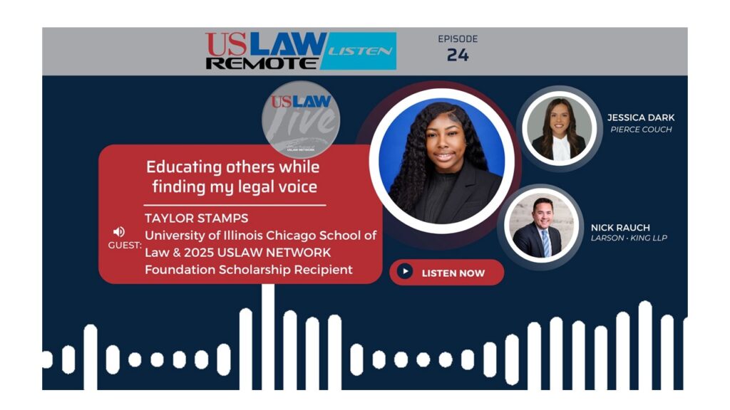 USLAW Live | Educating others while finding my legal voice with Taylor Stamps