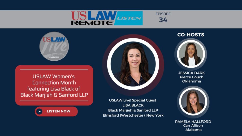 USLAW Live! | USLAW Women’s Connection Month featuring Lisa Black