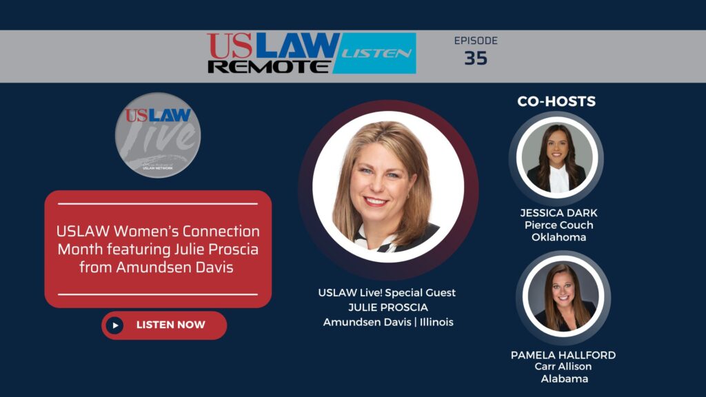 USLAW Live!  | USLAW Women’s Connection Month featuring Julie Proscia