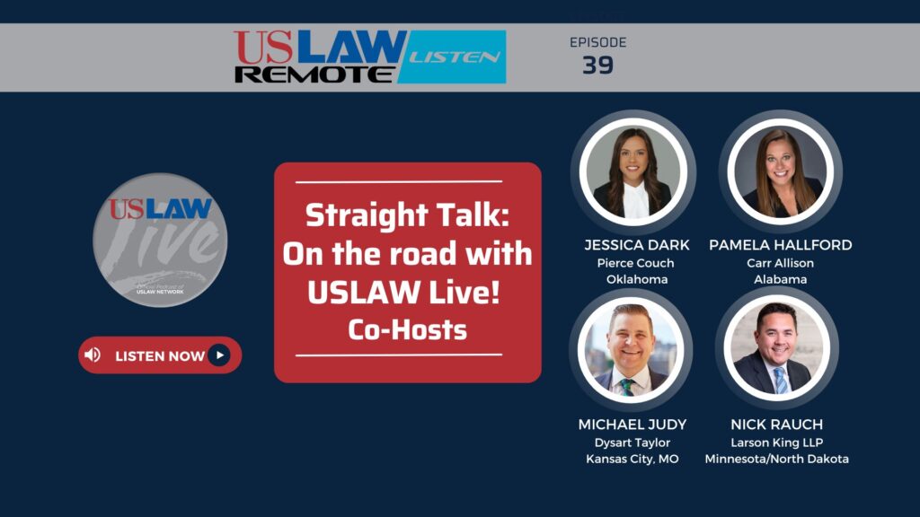 USLAW Live! | Straight Talk: On the road with USLAW Live! Co-Hosts